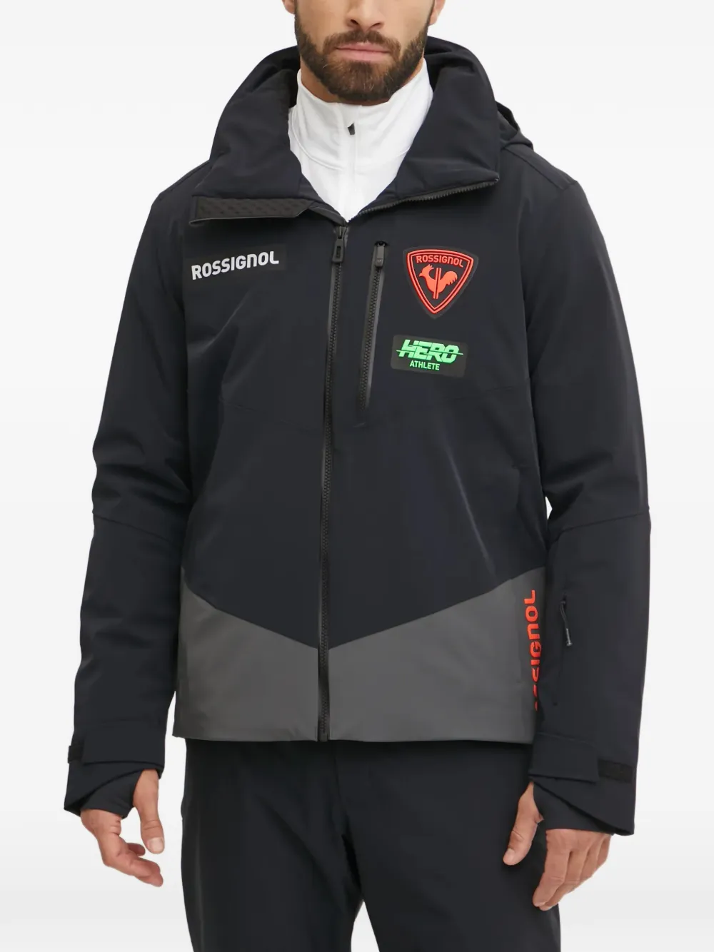 Rossignol Hero Skijacke mit Logo-Detail - Schwarz