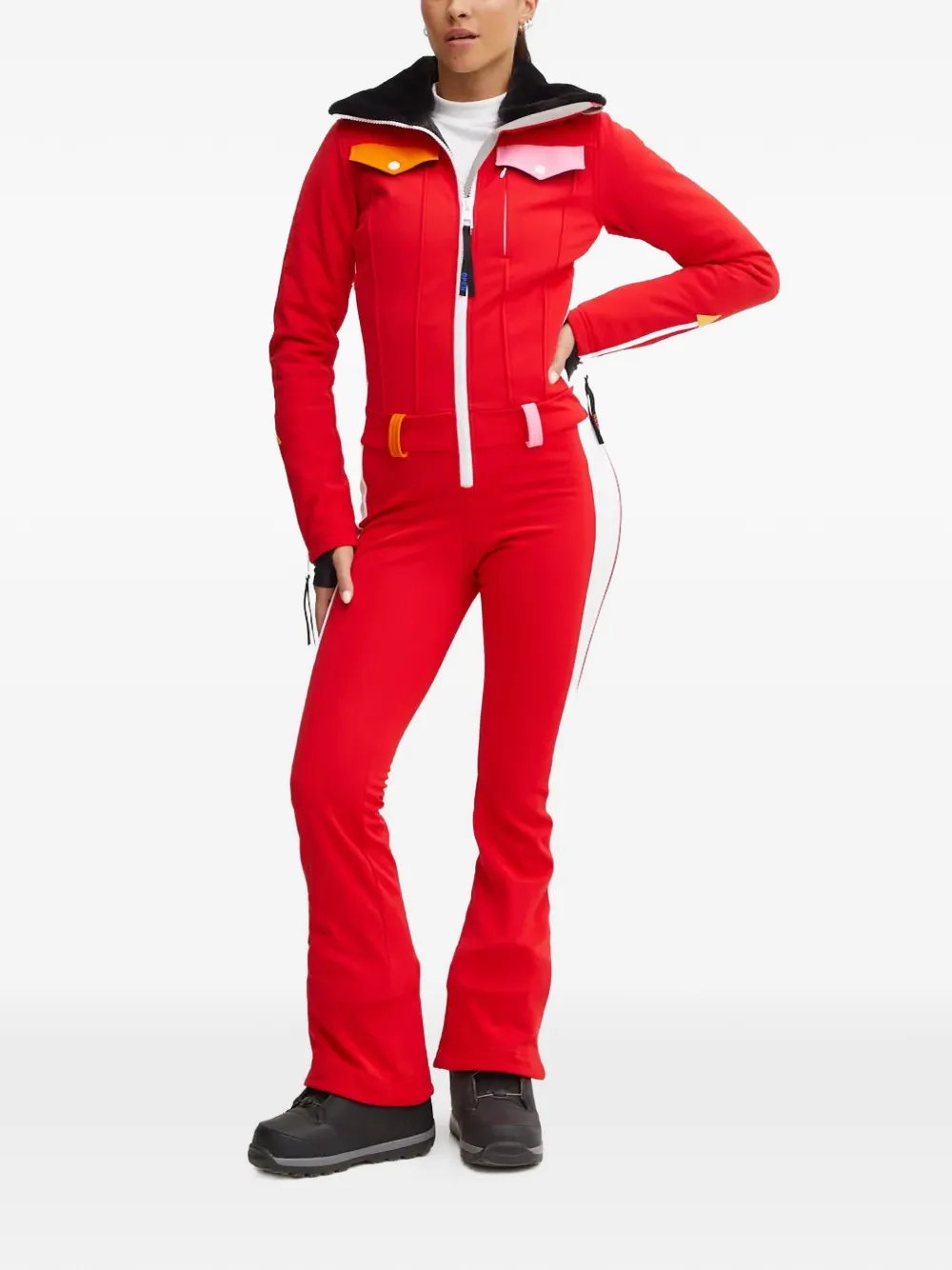 Rossignol x JCC Sublime skipak met ritssluiting - Rood