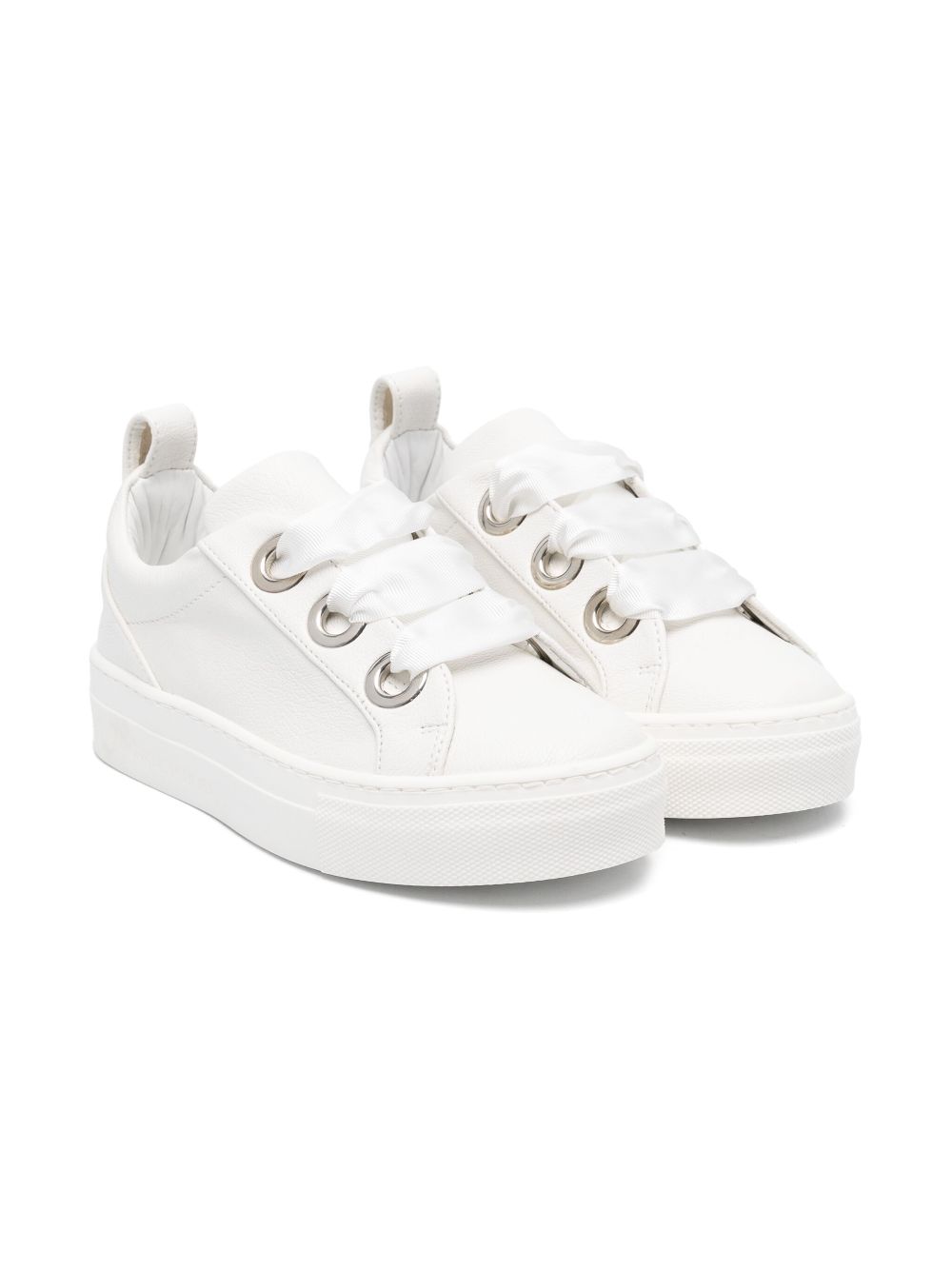 Colorichiari bow-detail sneakers - White