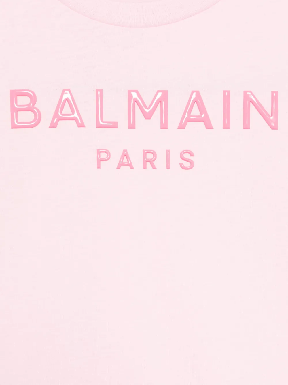 BALMAIN LOGO-APPLIQUÉ DRESS