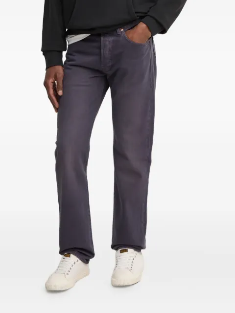 Levi's 501 logo-patch jeans