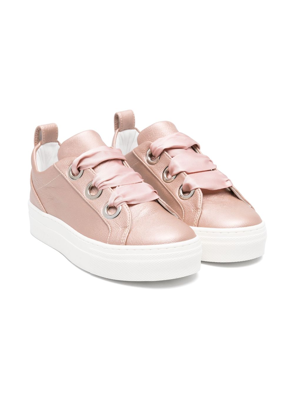 Colorichiari bow-detail sneakers - Pink