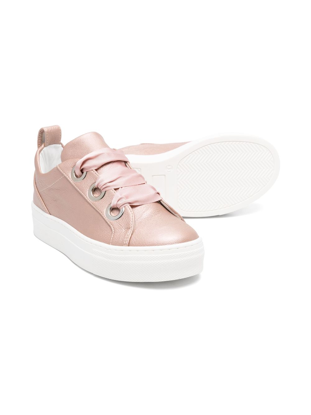 Colorichiari bow-detail sneakers - Pink