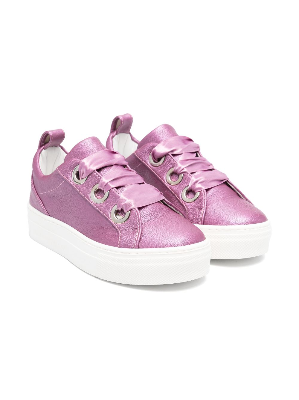 Colorichiari bow-detail sneakers - Pink