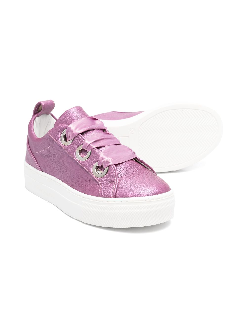 Colorichiari bow-detail sneakers - Pink