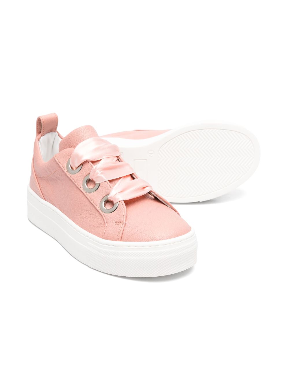 Colorichiari bow-detail sneakers - Pink