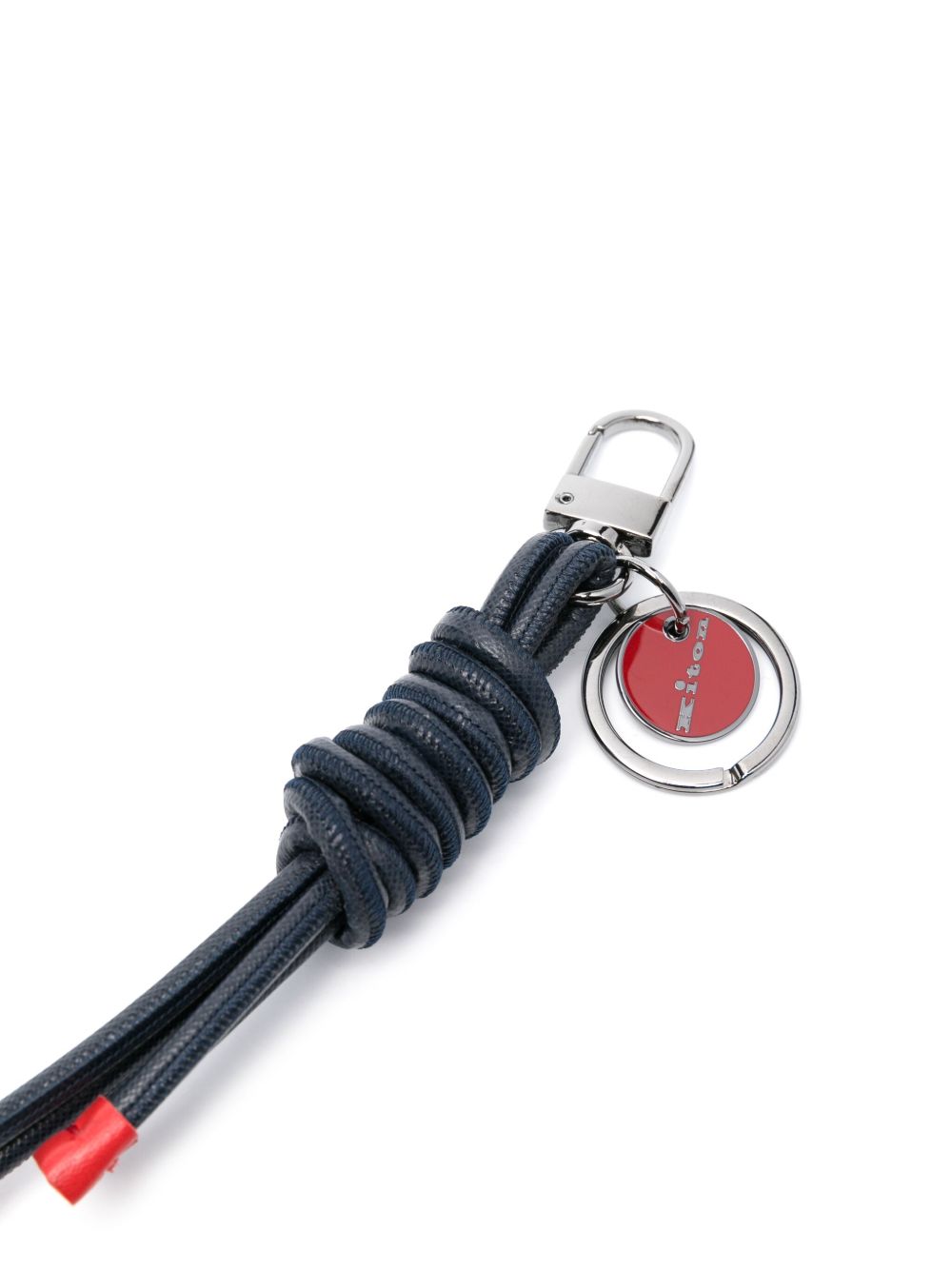 Kiton leather keyring - Blauw