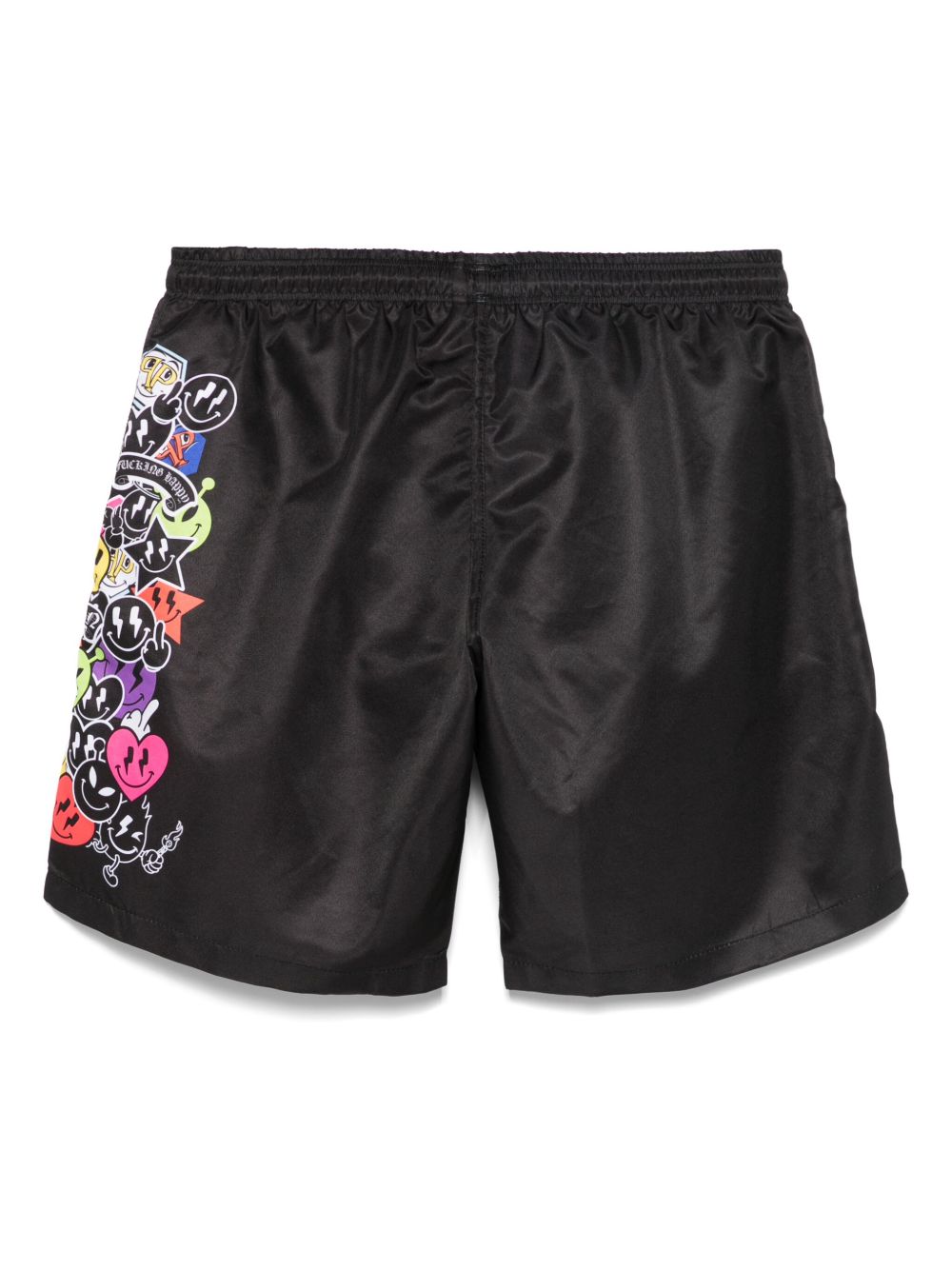 Philipp Plein printed swim shorts - Zwart