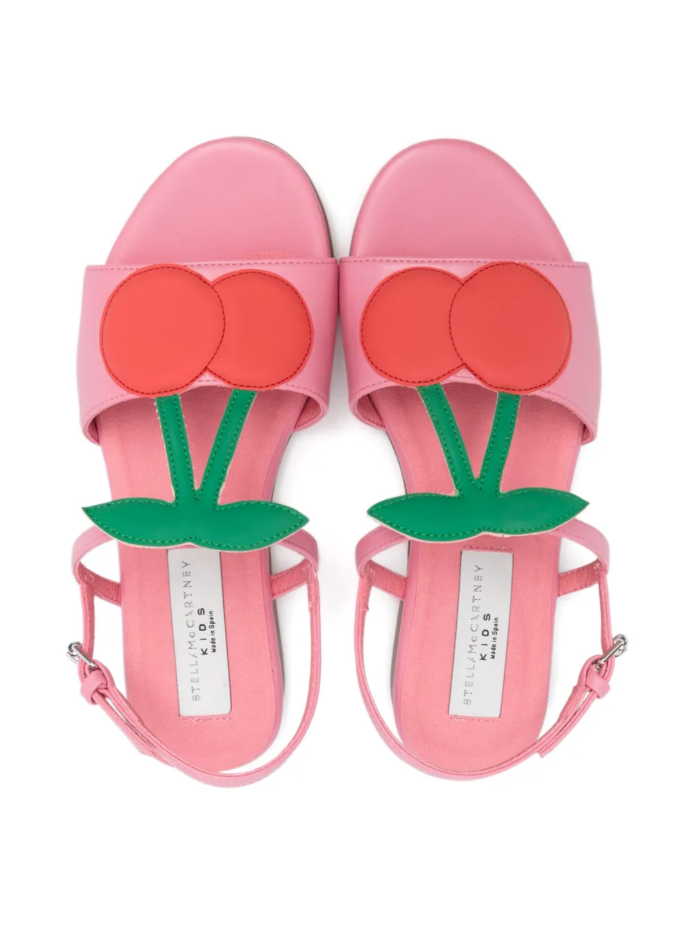 Stella McCartney Kids cherry-motif sandals Pink