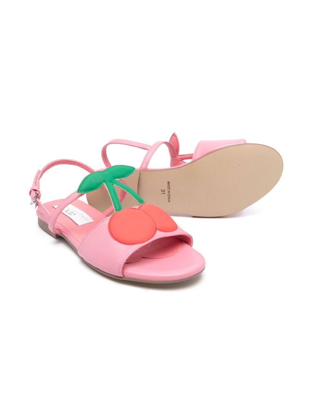 Stella McCartney Kids cherry-motif sandals - Pink