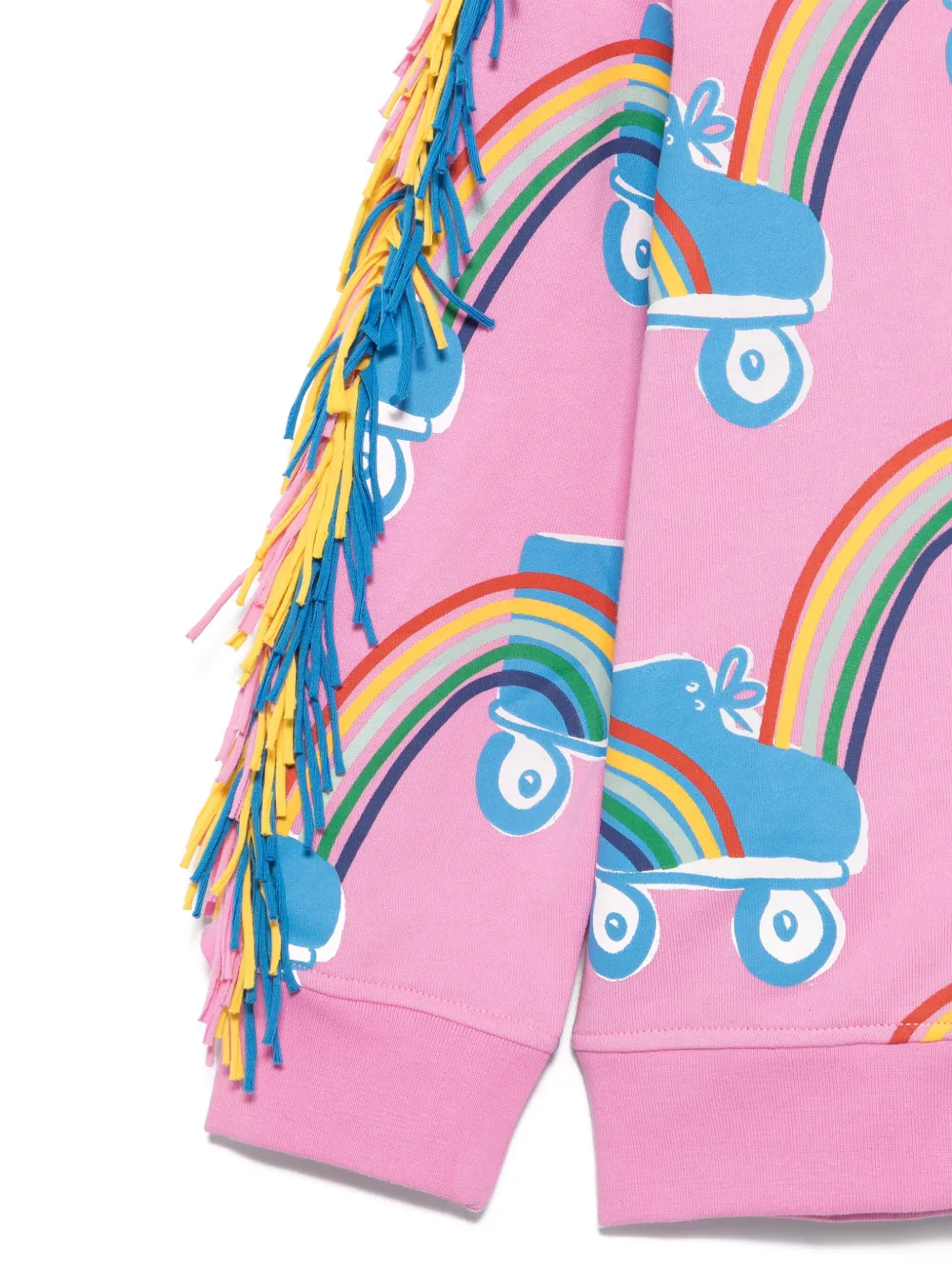 Stella McCartney Kids Hoodie met print Roze
