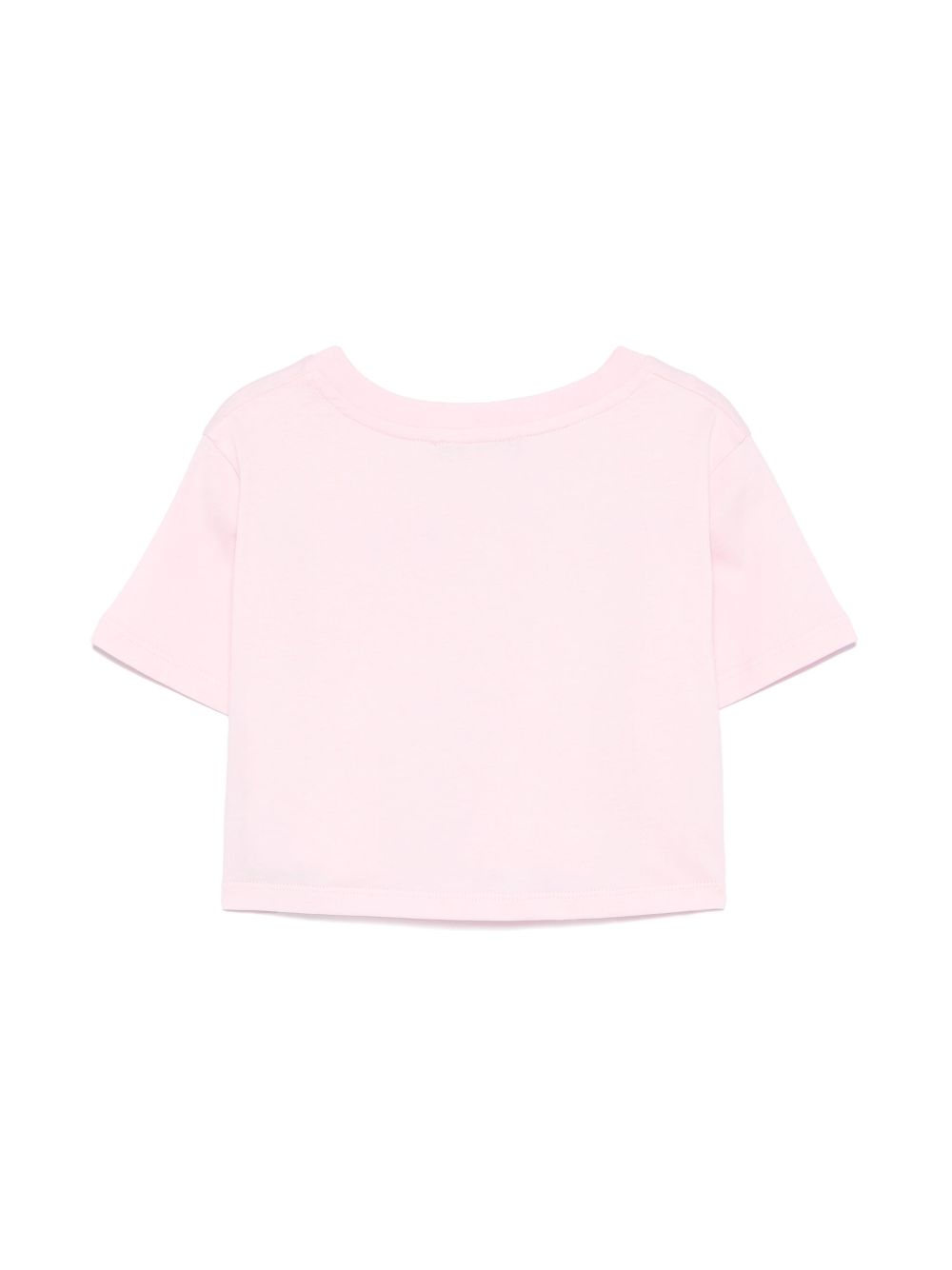 Balmain Kids T-shirt met logopatch - Roze