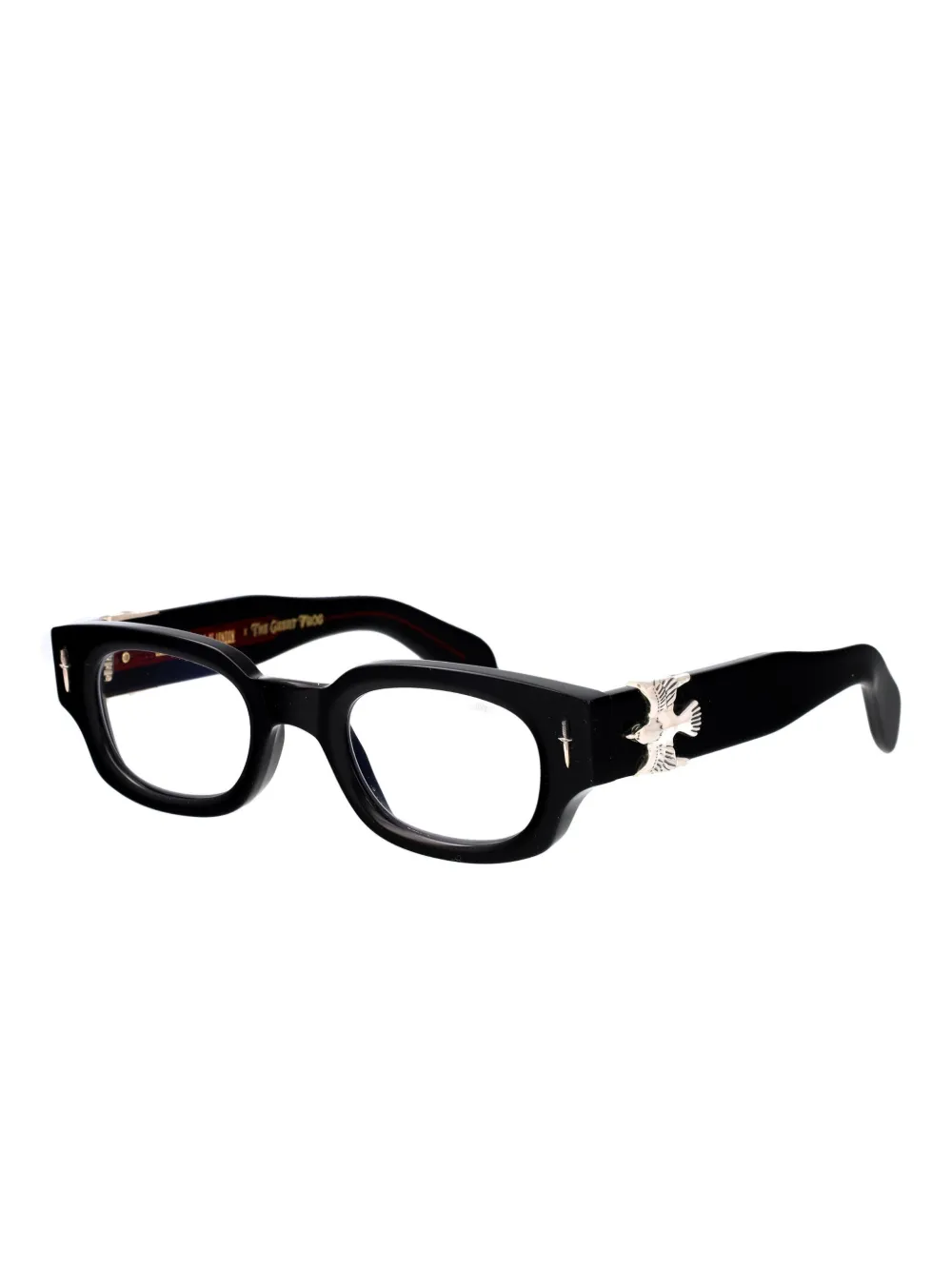 Cutler & Gross geometric-frame glasses - Zwart