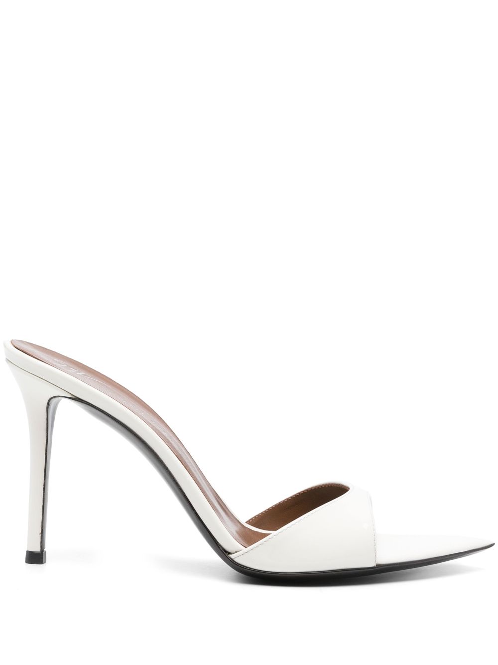 Giuseppe Zanotti 90mm Intriigo Strap mules White