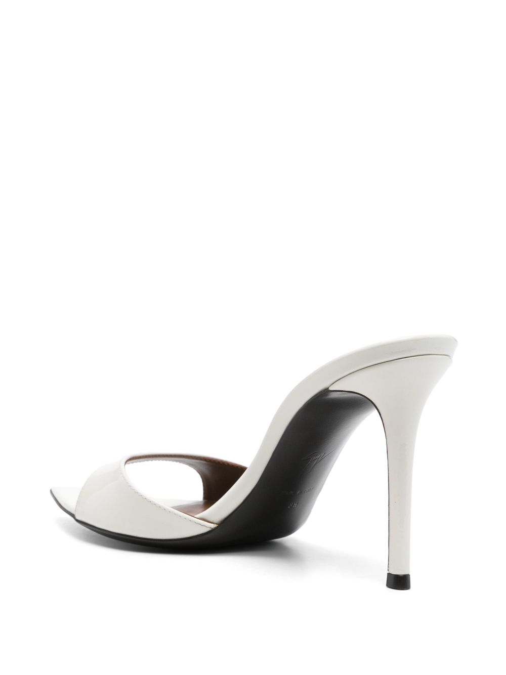 Giuseppe Zanotti 90mm Intriigo Strap mules White