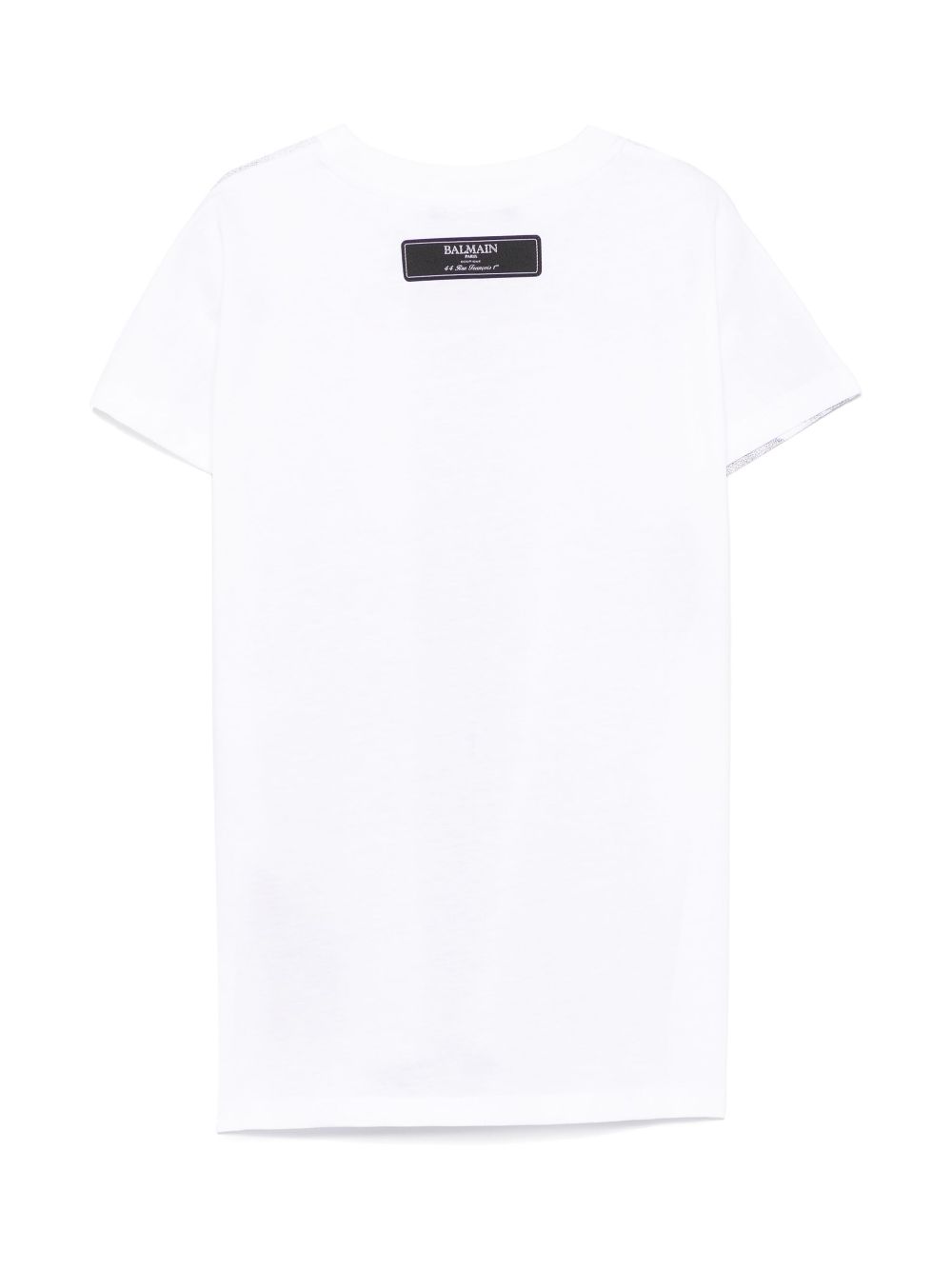 Balmain Kids T-shirt met grafische print - Wit