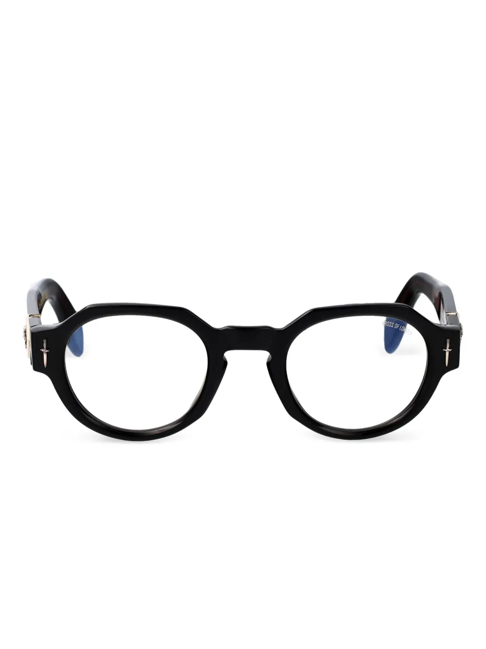 Cutler & Gross Bril met rond montuur Zwart