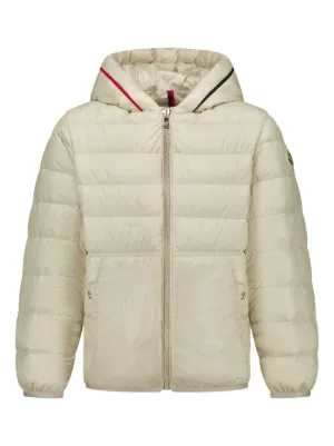 Moncler Enfant リバーシブル テディ フーデッドジャケット