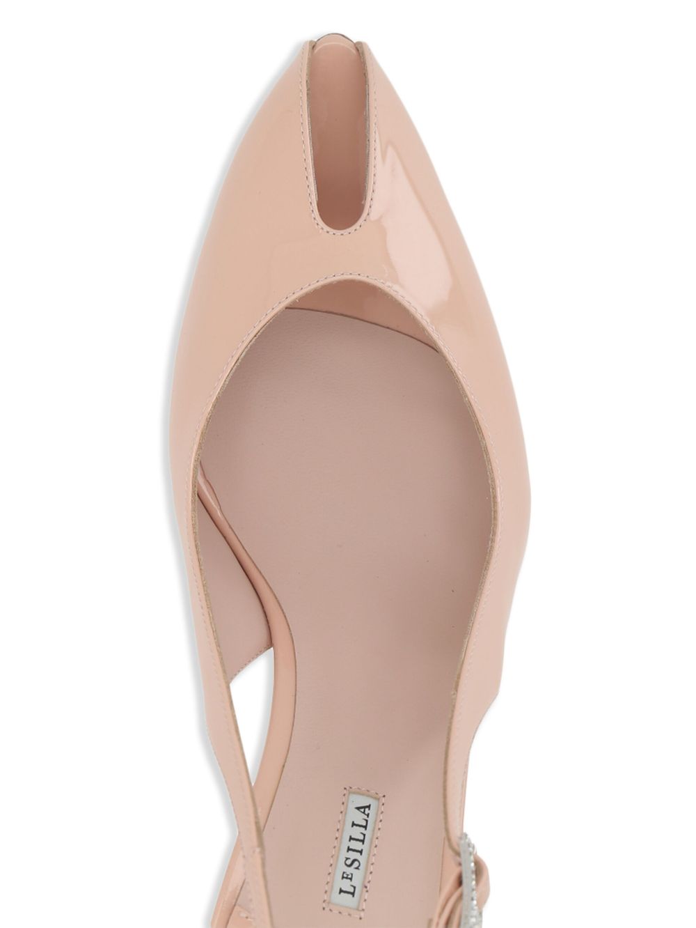 Le Silla 85mm Clivage slingback pumps Neutrals