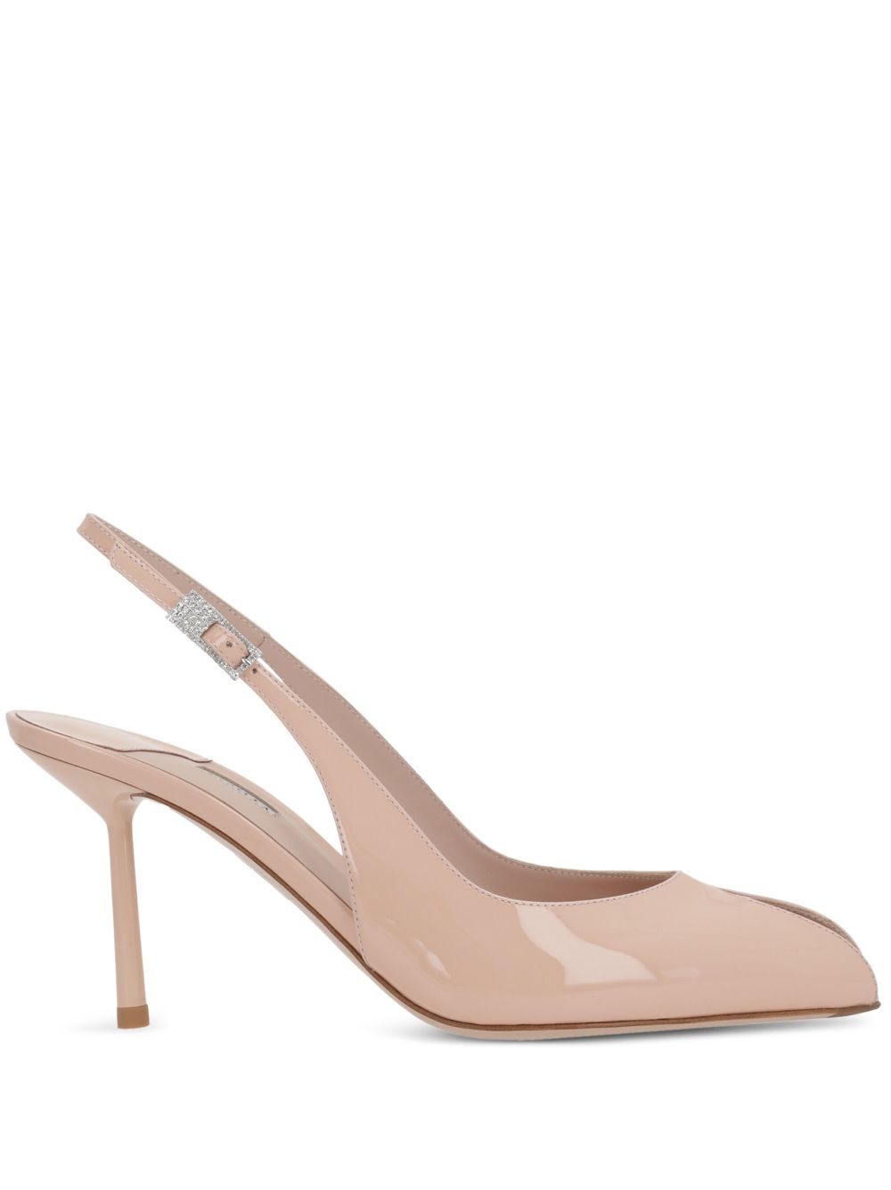 Le Silla 85mm Clivage slingback pumps Neutrals