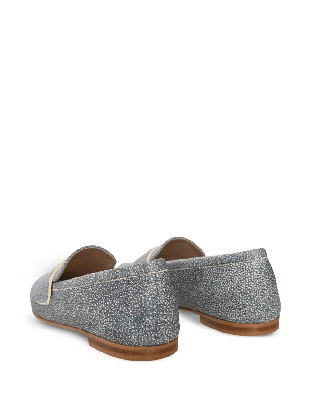 Casadei Leren loafers Grijs