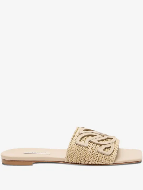 Casadei sandalias entretejidas