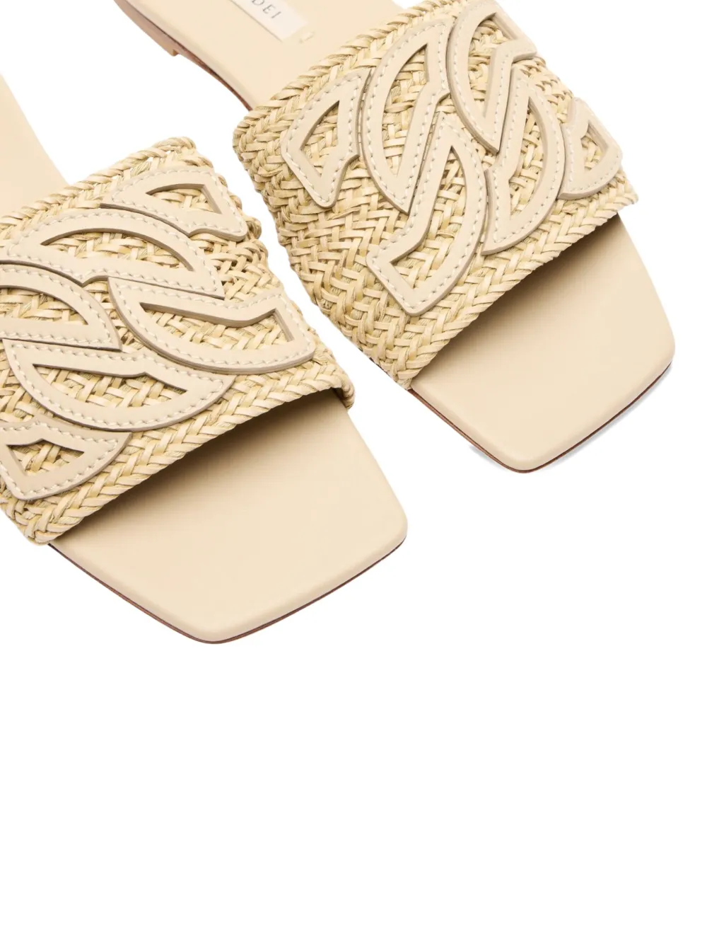 Casadei Woven-strap Flat Sandals