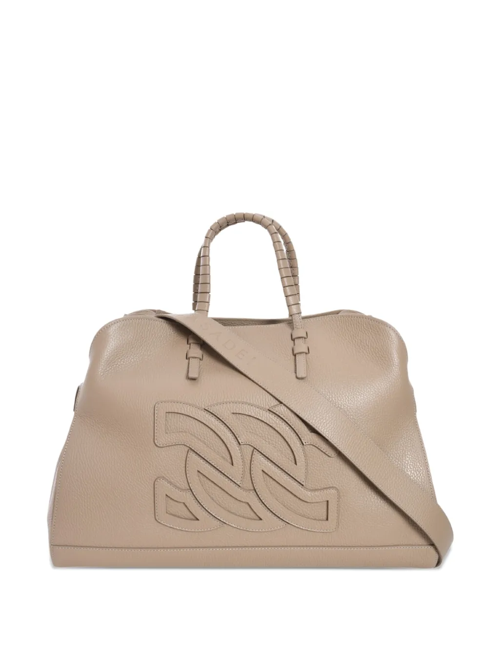 Casadei tote con doble C en relieve | marrón | Image 1