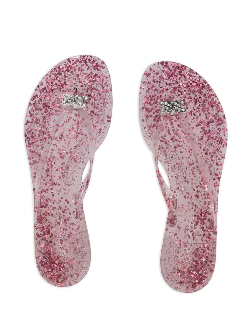 Casadei Infradito teenslippers Roze