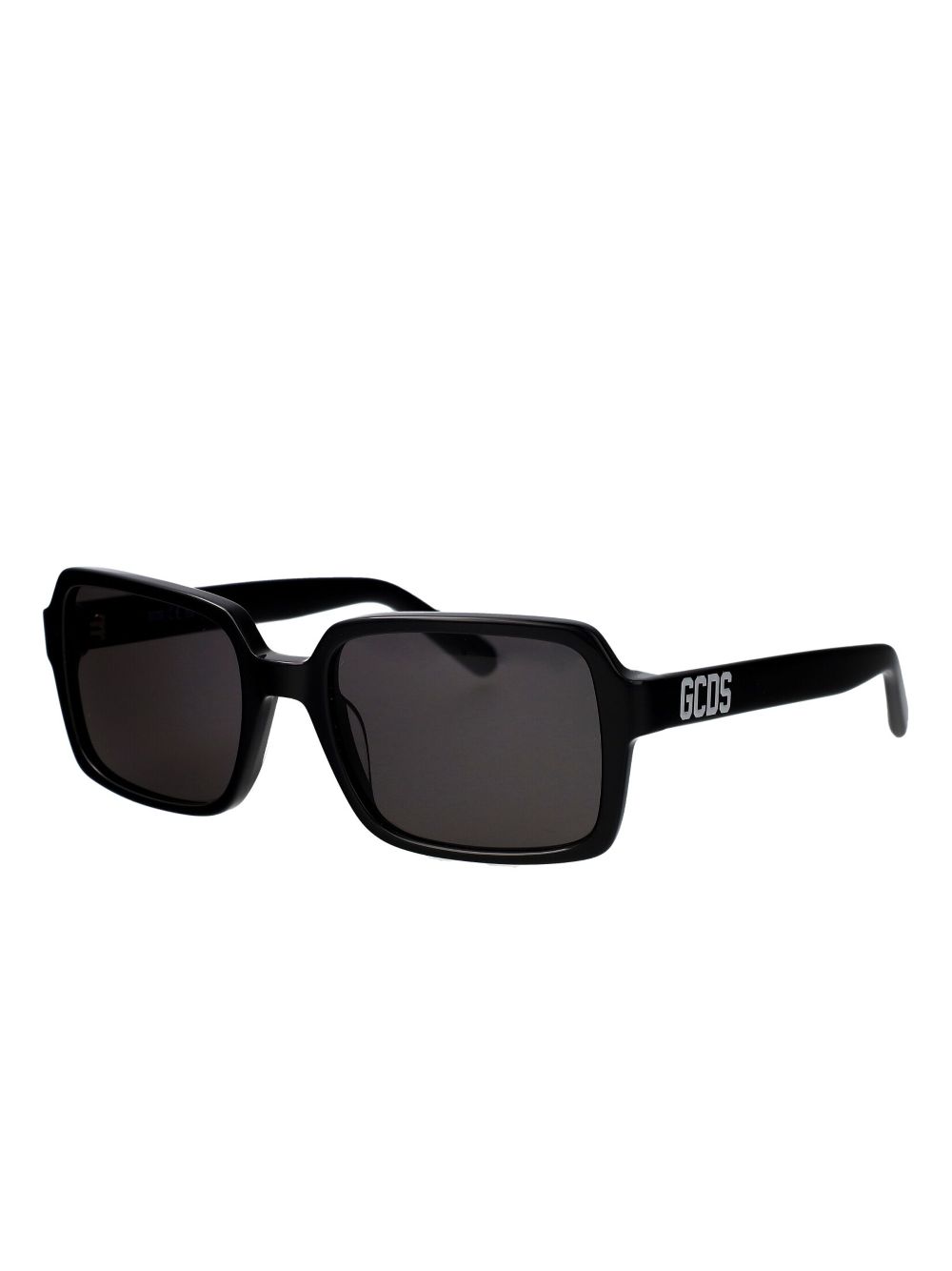 GCDS logo-lettering sunglasses - Zwart