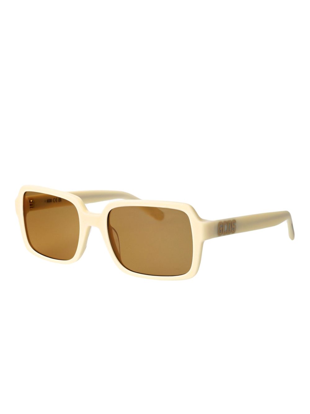 GCDS logo-print sunglasses - Wit