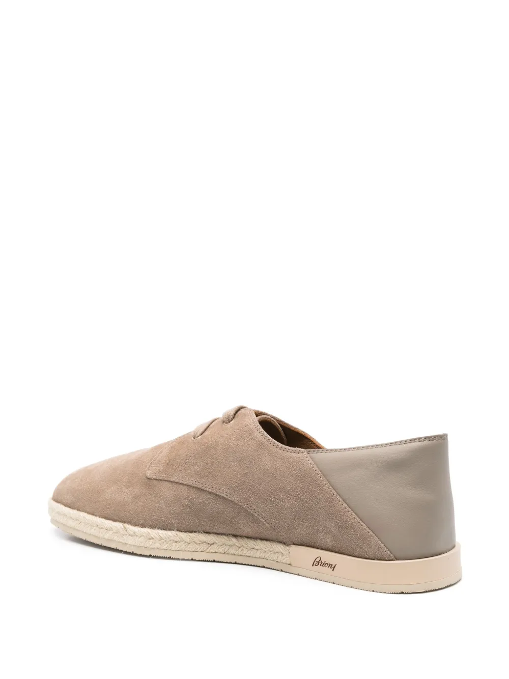 Brioni suede espadrilles Brown