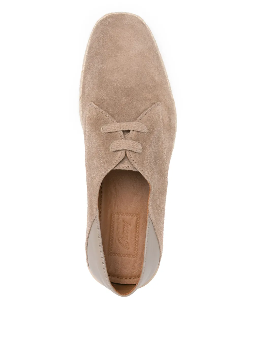 Brioni suede espadrilles Brown