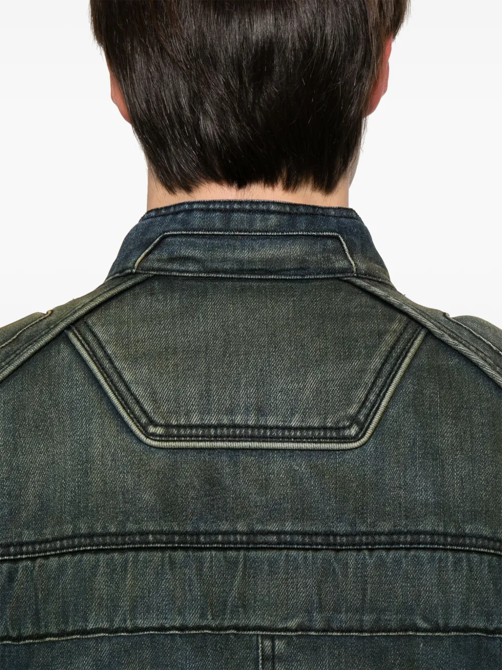 Juun.J Denim bomberjack Blauw