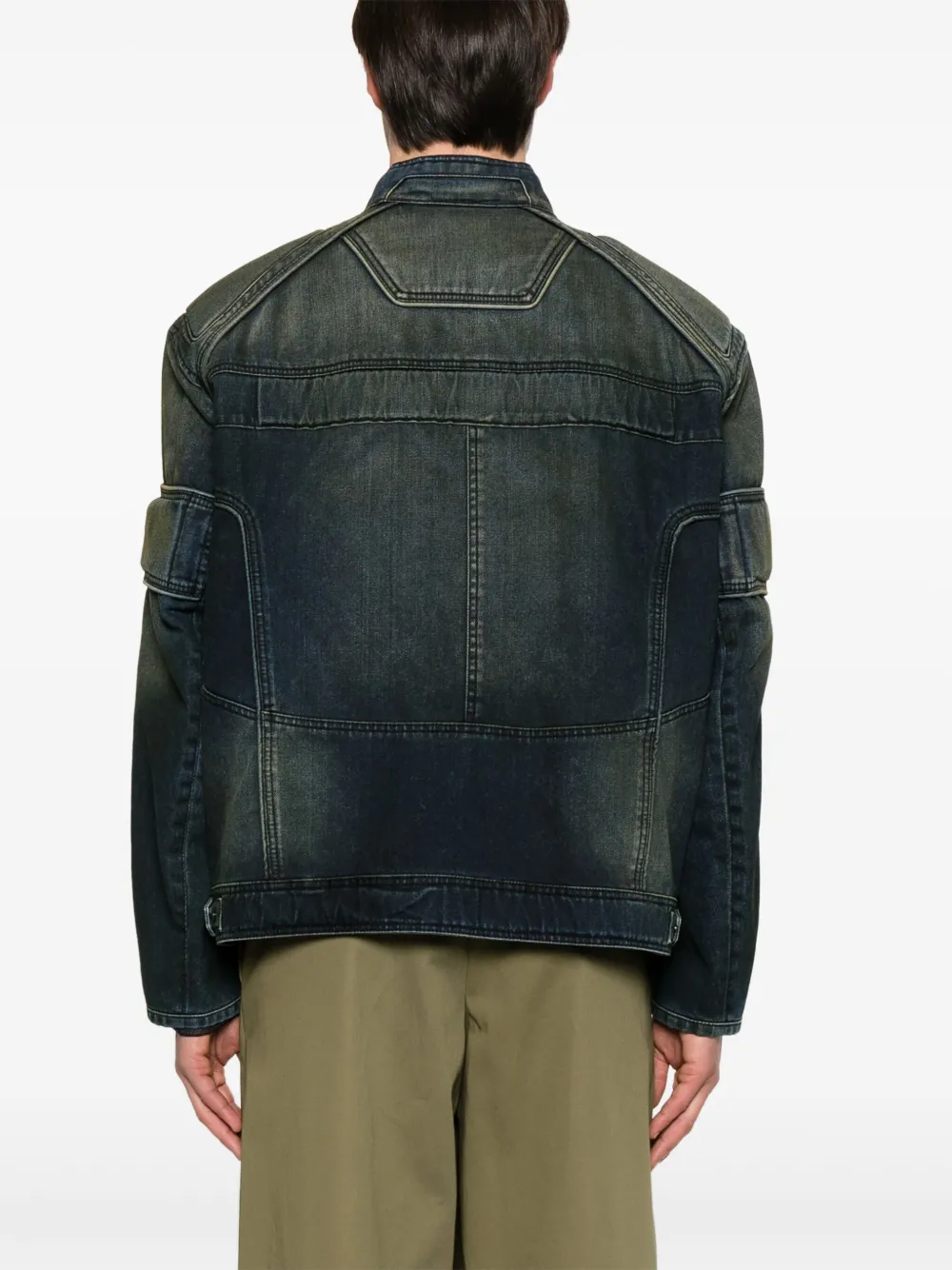 Juun.J Denim bomberjack Blauw