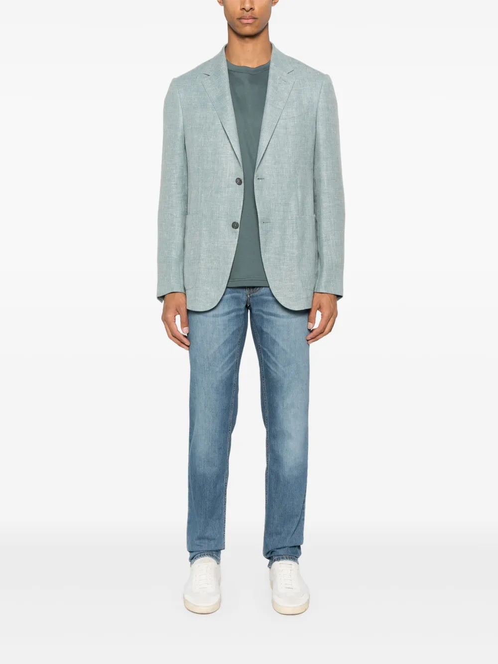 Brioni Katoenen T-shirt - Grijs