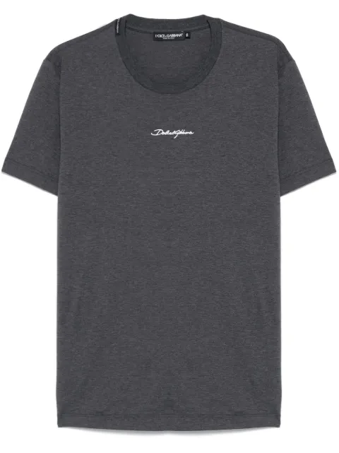 Dolce & Gabbana playera con logo bordado