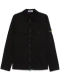 Stone Island Compass-badge shirt jacket - Black