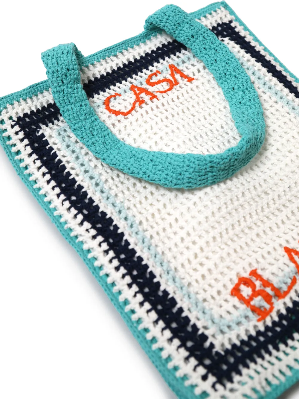 CASABLANCA KIDS Crochet Tote Bag | White | FARFETCH