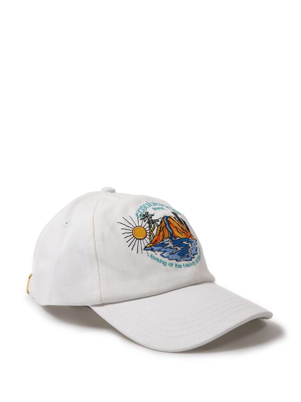 CASABLANCA KIDS cotton baseball cap - White