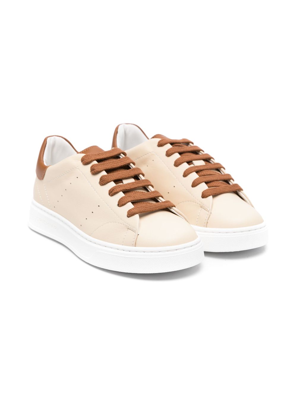 Colorichiari leather sneakers - Neutrals