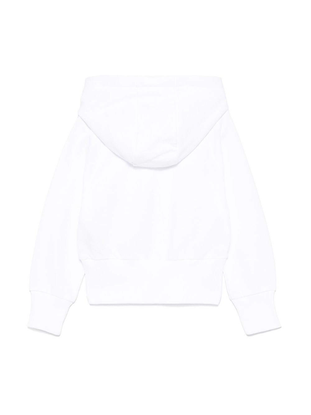 Balmain Kids Hoodie met geborduurd logo - Wit