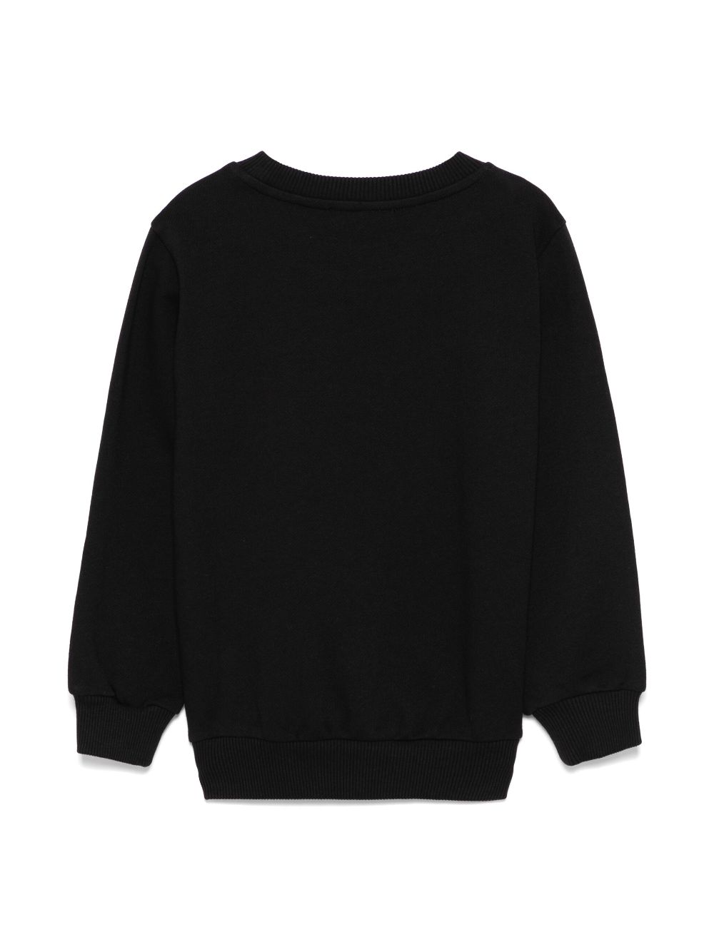 Balmain Kids logo-patch sweatshirt - Black