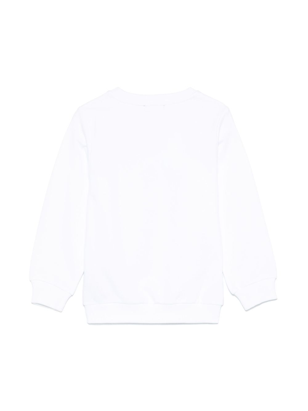 Balmain Kids logo-pritn sweatshirt - White