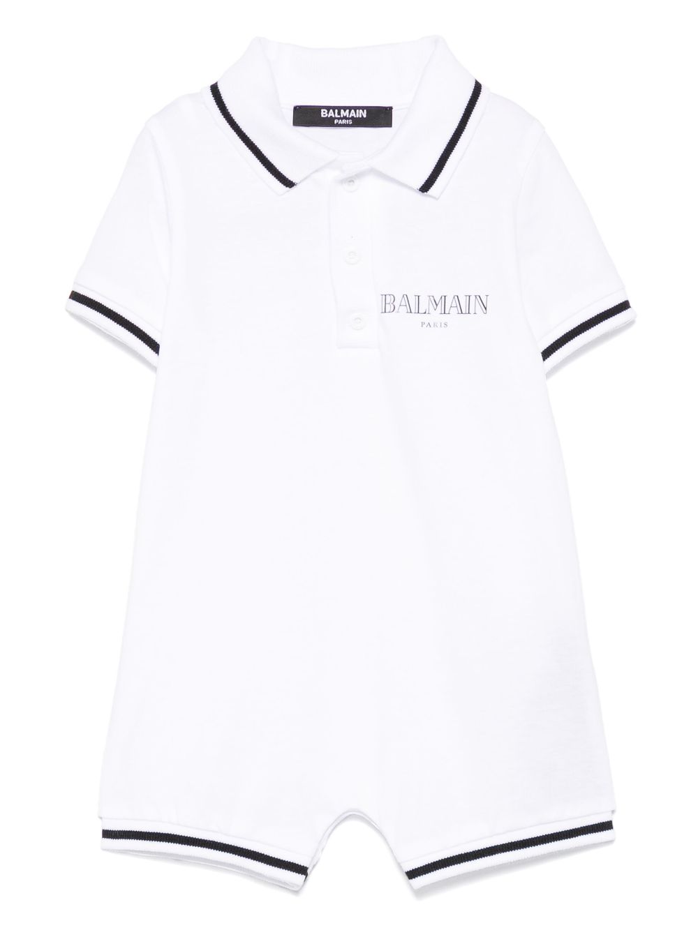 Balmain Kids logo-print shorties - White