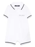 Balmain Kids logo-print shorties - White