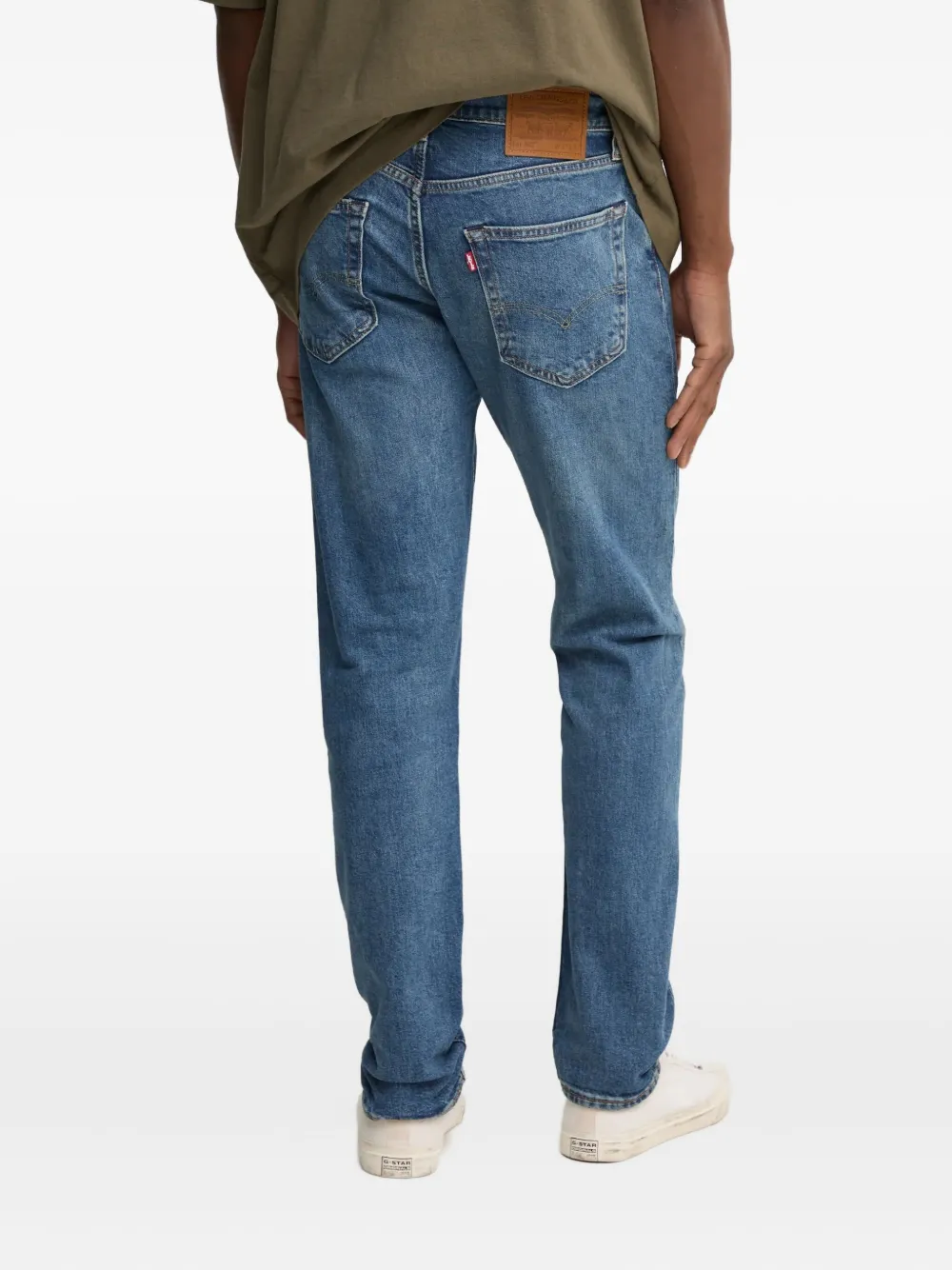 Levi's 502 jeans met logopatch Blauw