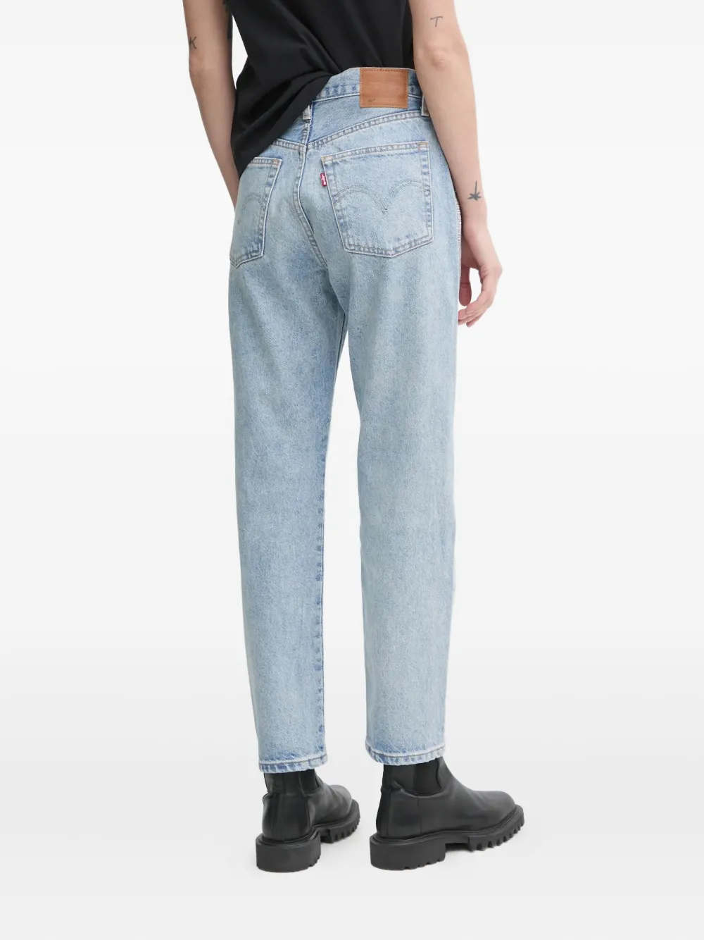 Levi's Rhinestone Stripe Denim Jeans In Blue