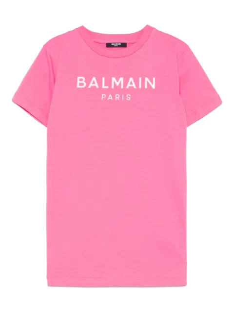 Balmain Kids logo-raised T-shirt