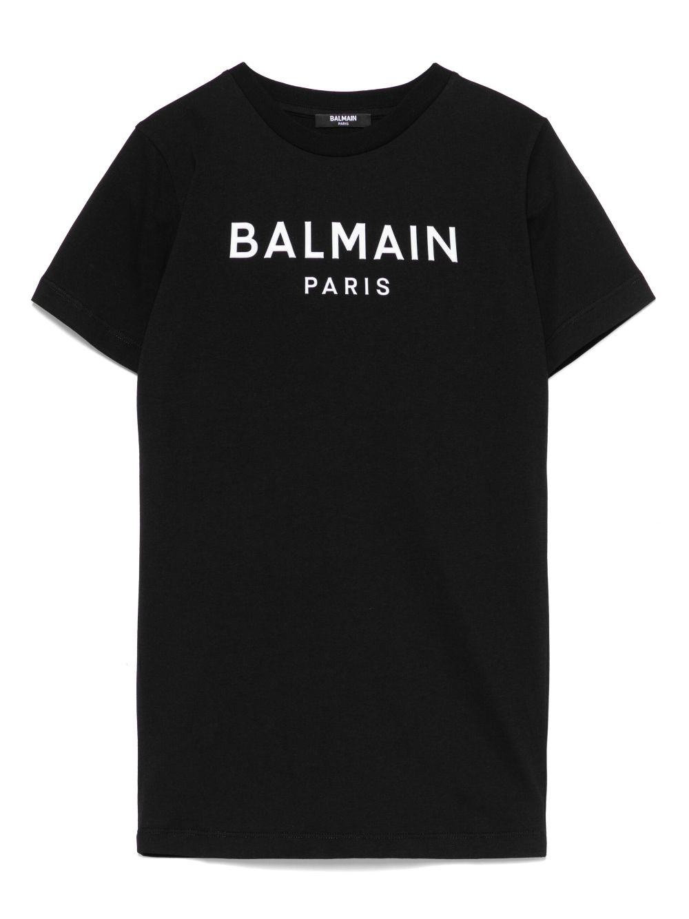 Balmain Kids Jurk met logo-applicatie Zwart